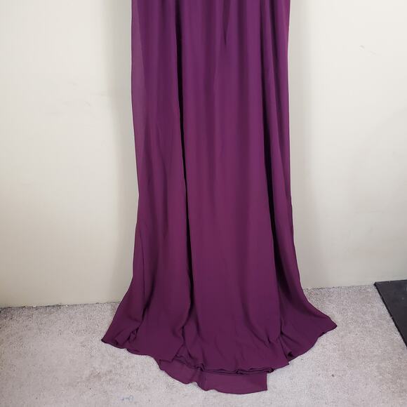 Show Me Your Mumu Faye Flutter Maxi Dress in Merlot Women's Size M - Picture 4 of 12